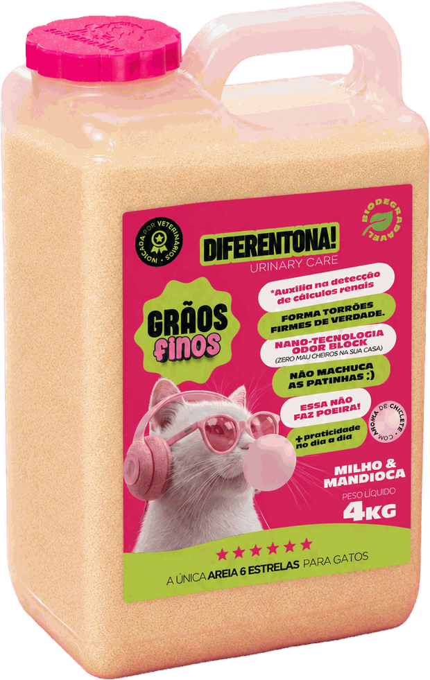 Galão de 4kg da areia Diferentona Urinary Care
